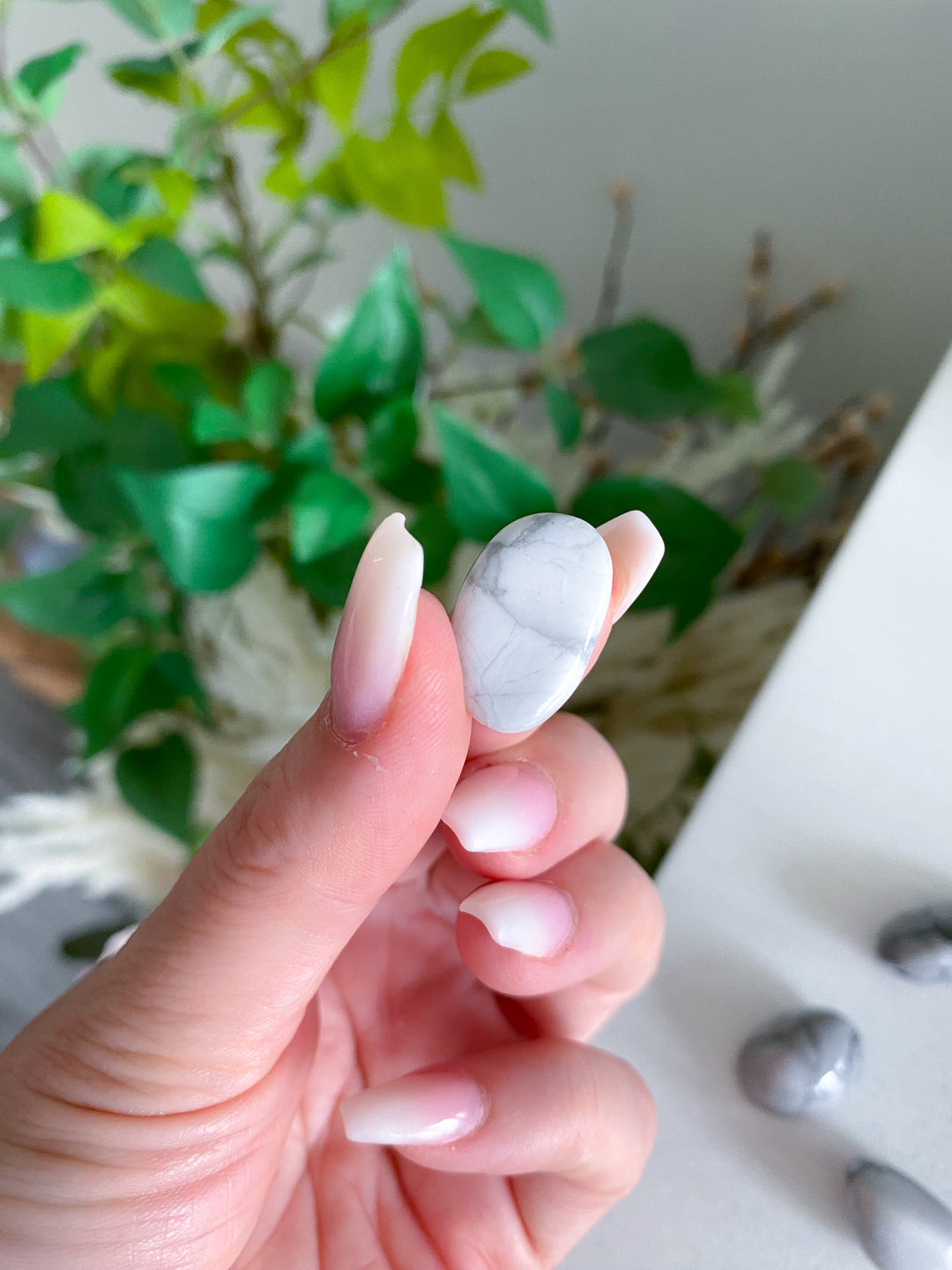 XS Gray Howlite Tumble