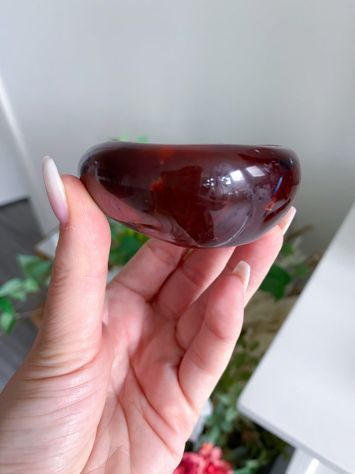 Small Carnelian Bowl w/ Druze