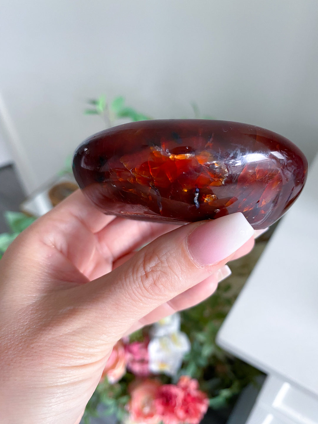 Small Carnelian Bowl w/ Druze