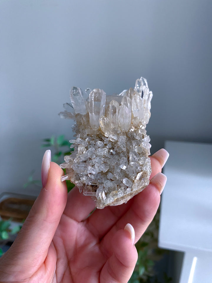 Unique Clear Quartz Cluster 