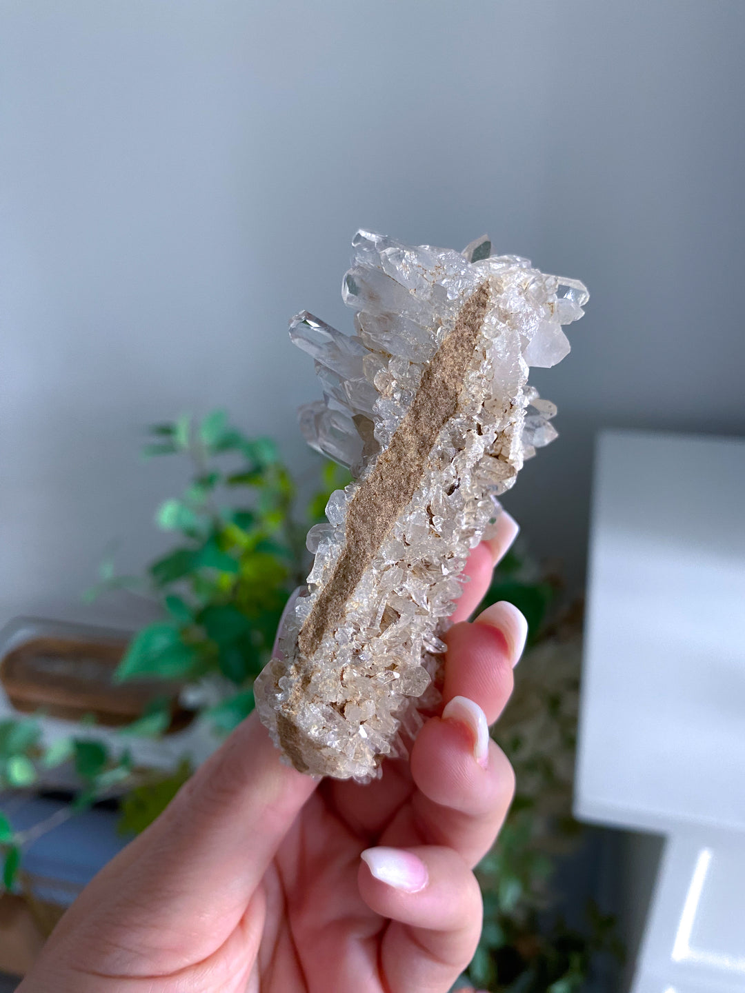 Unique Clear Quartz Cluster 