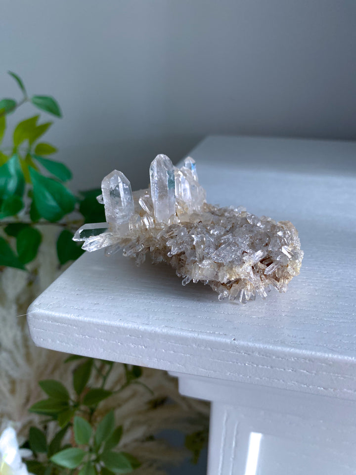 Unique Clear Quartz Cluster 