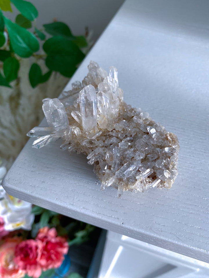 Unique Clear Quartz Cluster 