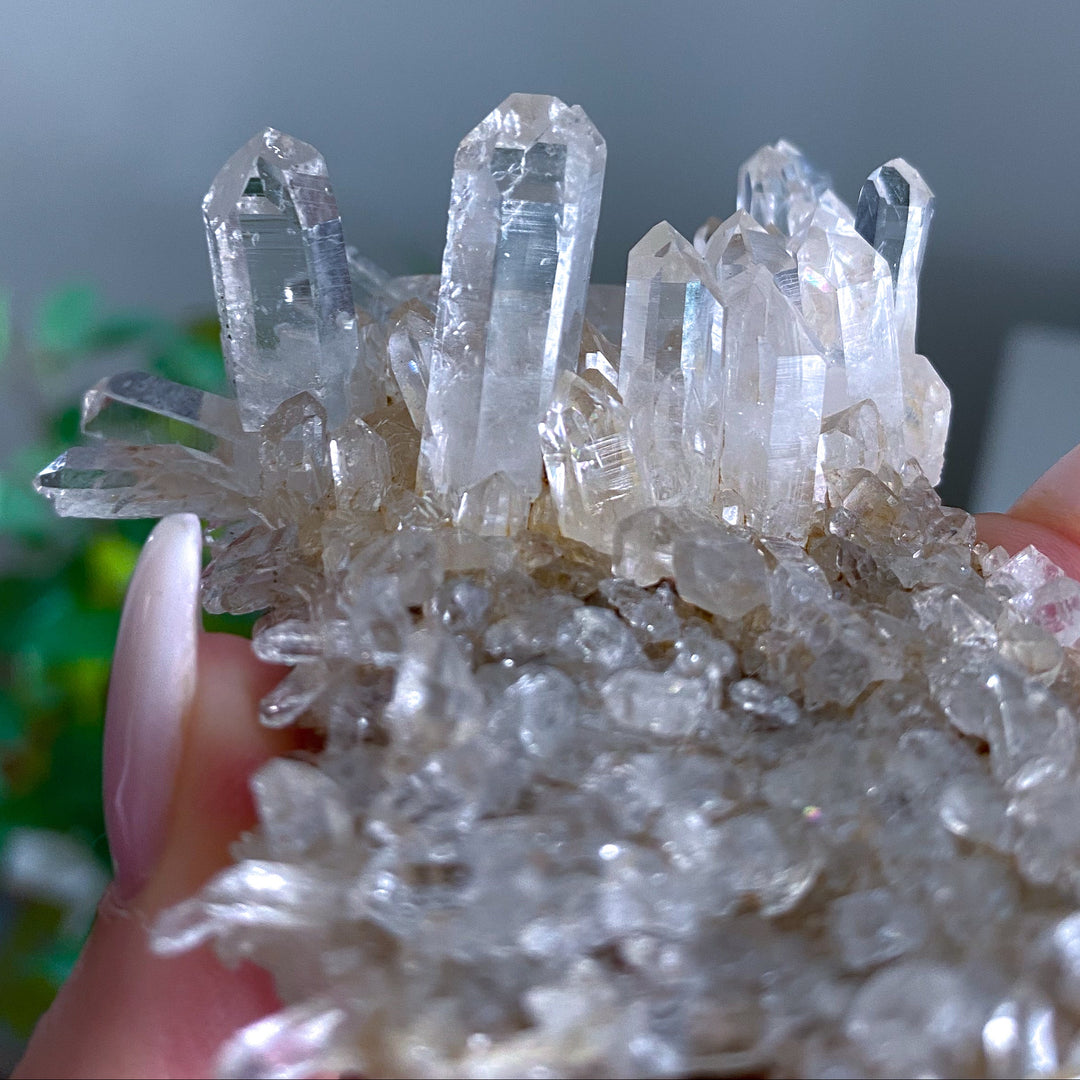 Unique Clear Quartz Cluster 