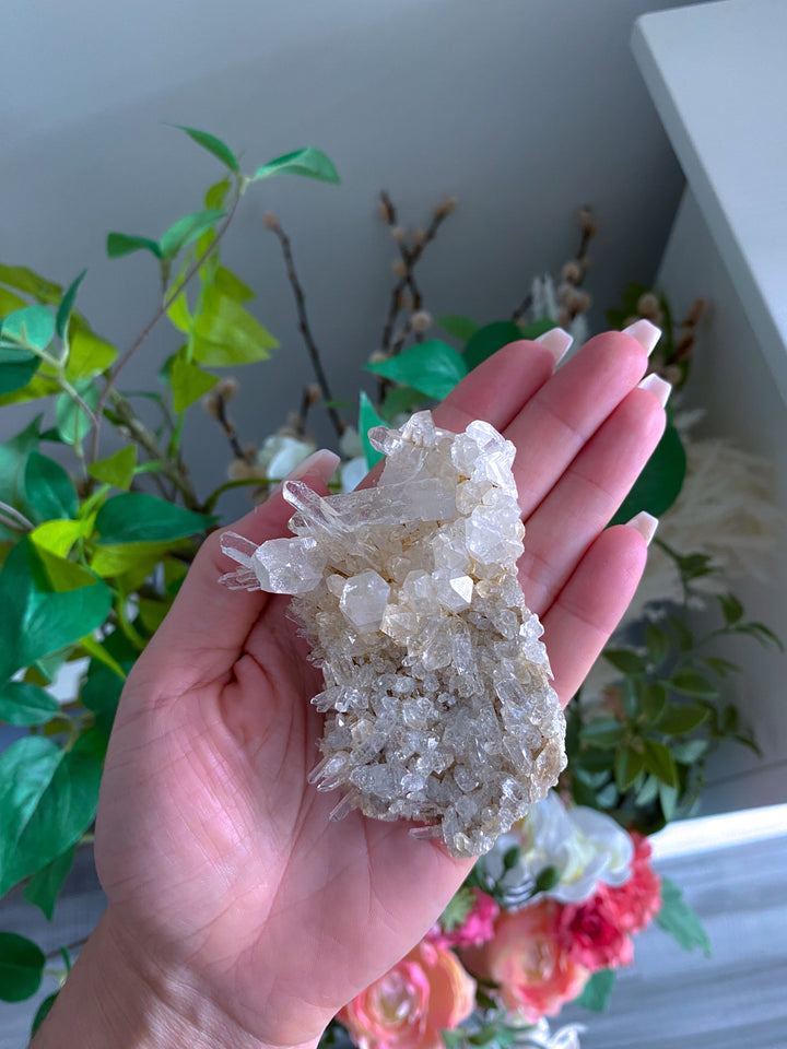 Unique Clear Quartz Cluster 