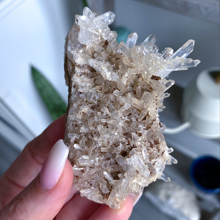 Unique Clear Quartz Cluster 