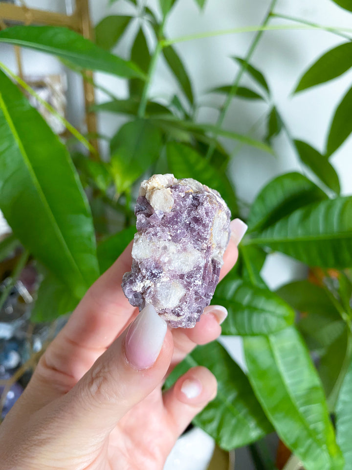 Small Mica-rich Purple Lepidolite Chunk