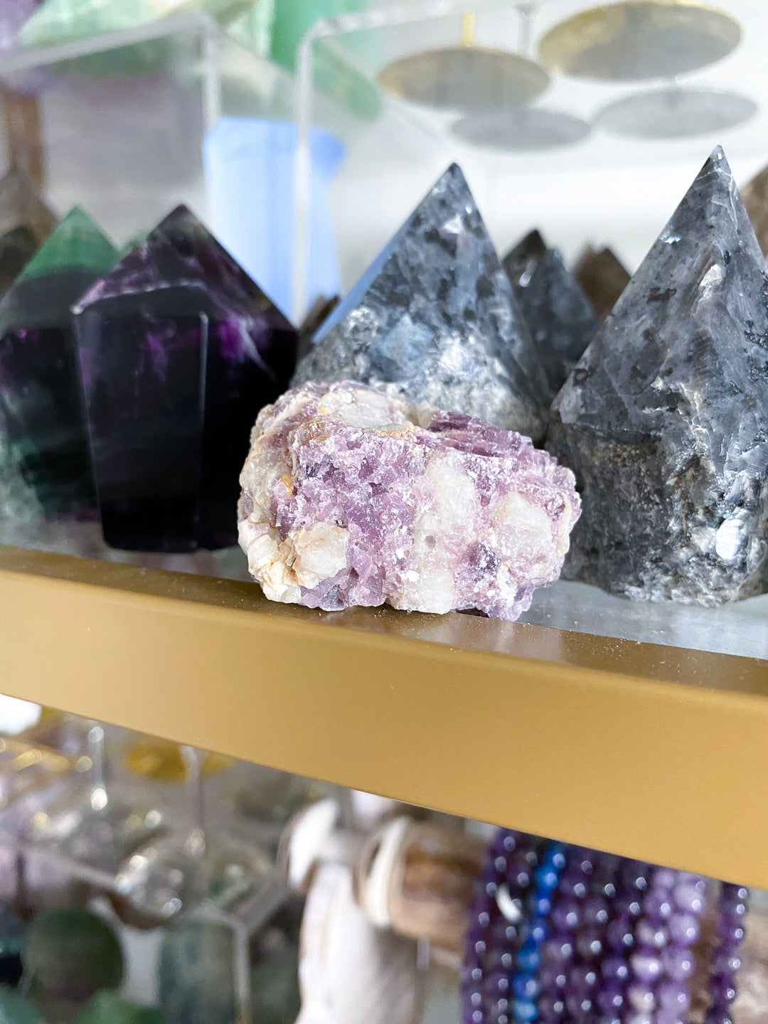 Small Mica-rich Purple Lepidolite Chunk