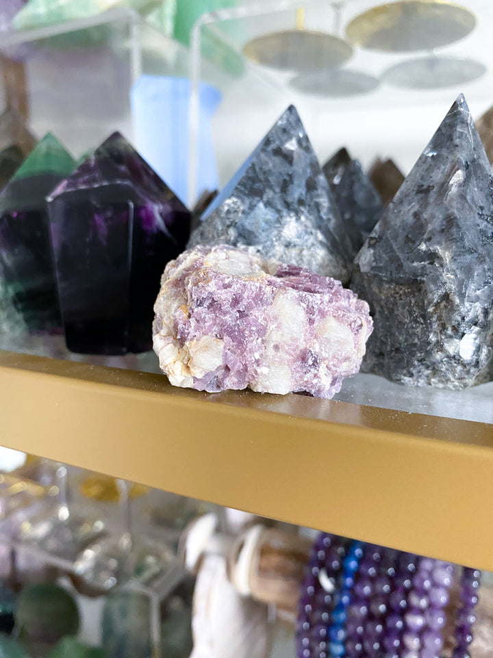 Small Mica-rich Purple Lepidolite Chunk
