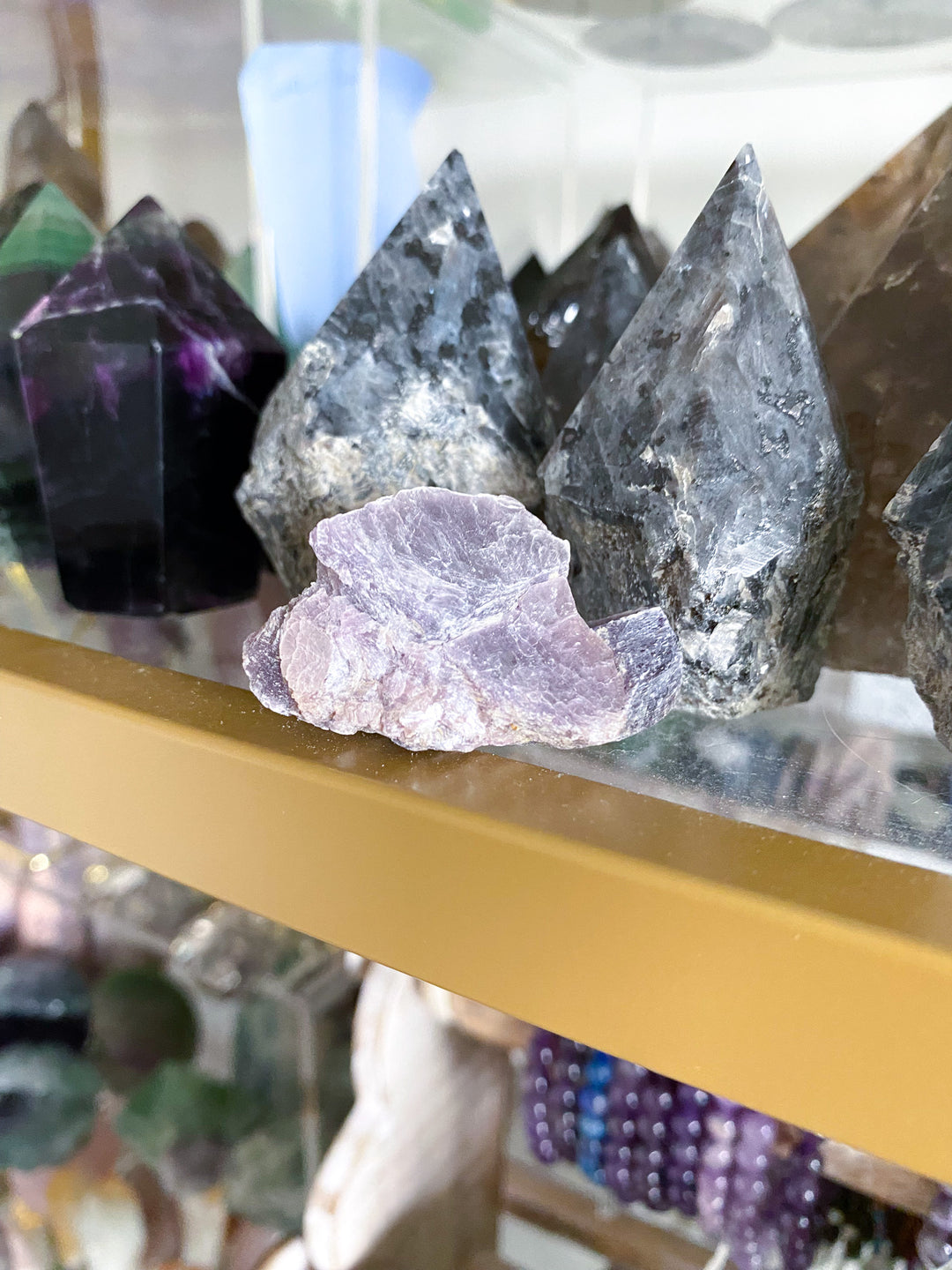 Small Mica-rich Purple Lepidolite Chunk