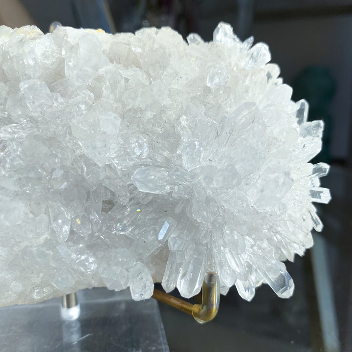 Clear Quartz Cluster on Stand 