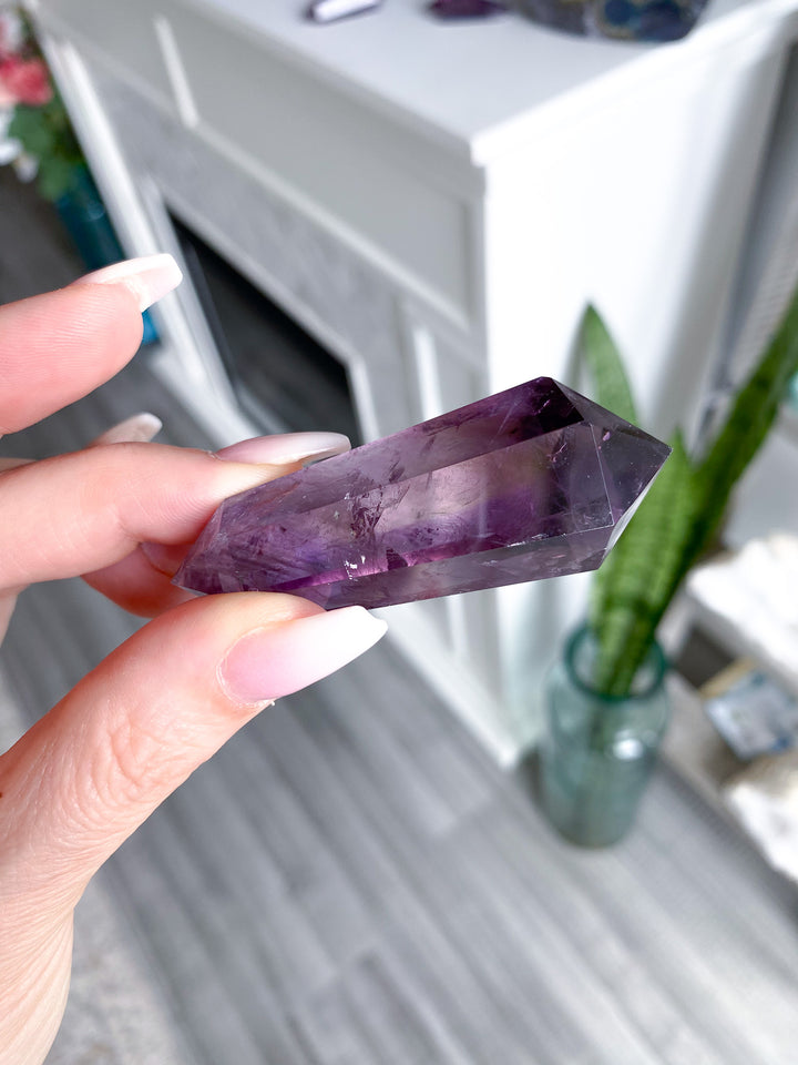 Loving Amethyst Double Terminated Point 2"