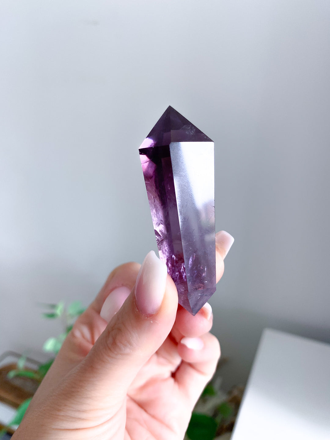 Loving Amethyst Double Terminated Point 2"