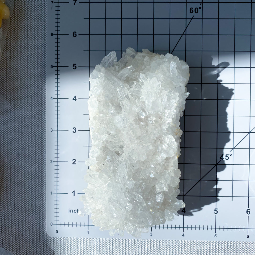 Clear Quartz Cluster on Stand 