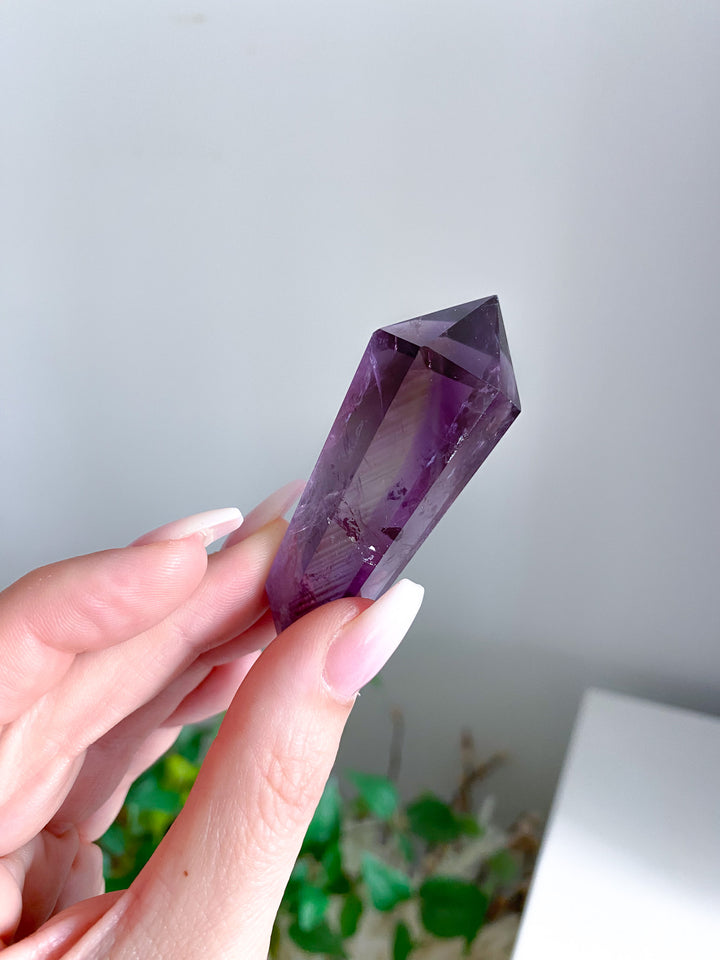 Loving Amethyst Double Terminated Point 2"