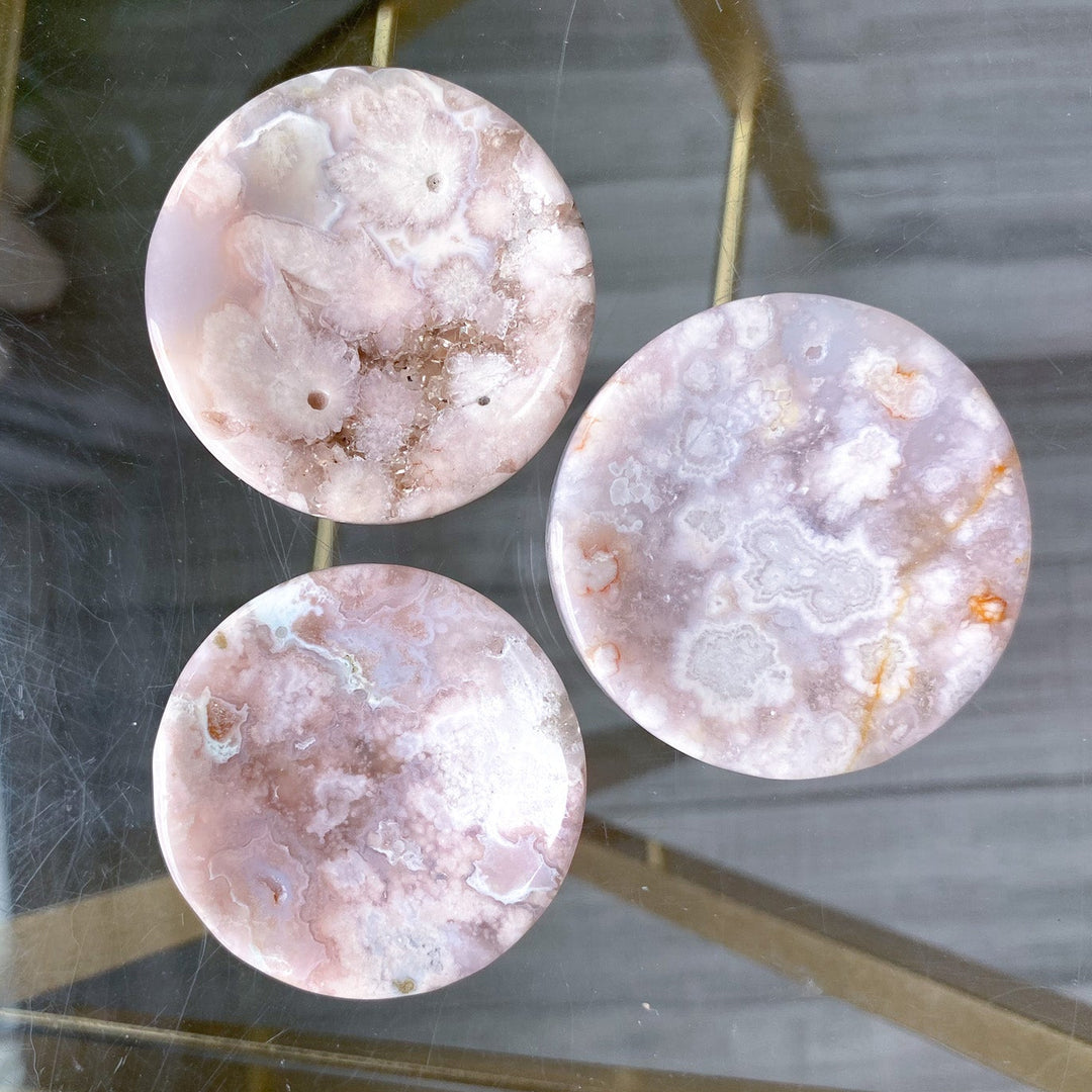 Flower Agate Small Offering Bowl