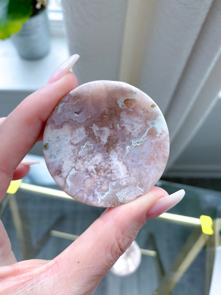 Flower Agate Small Offering Bowl