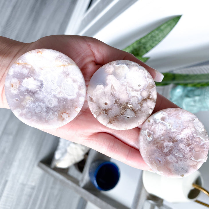 Flower Agate Small Offering Bowl