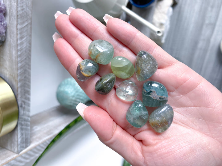 XS Green Fluorite Tumble - B Quality