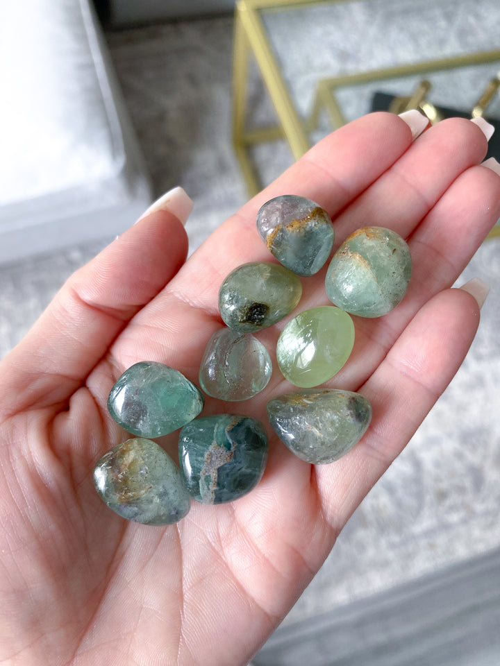 XS Green Fluorite Tumble - B Quality