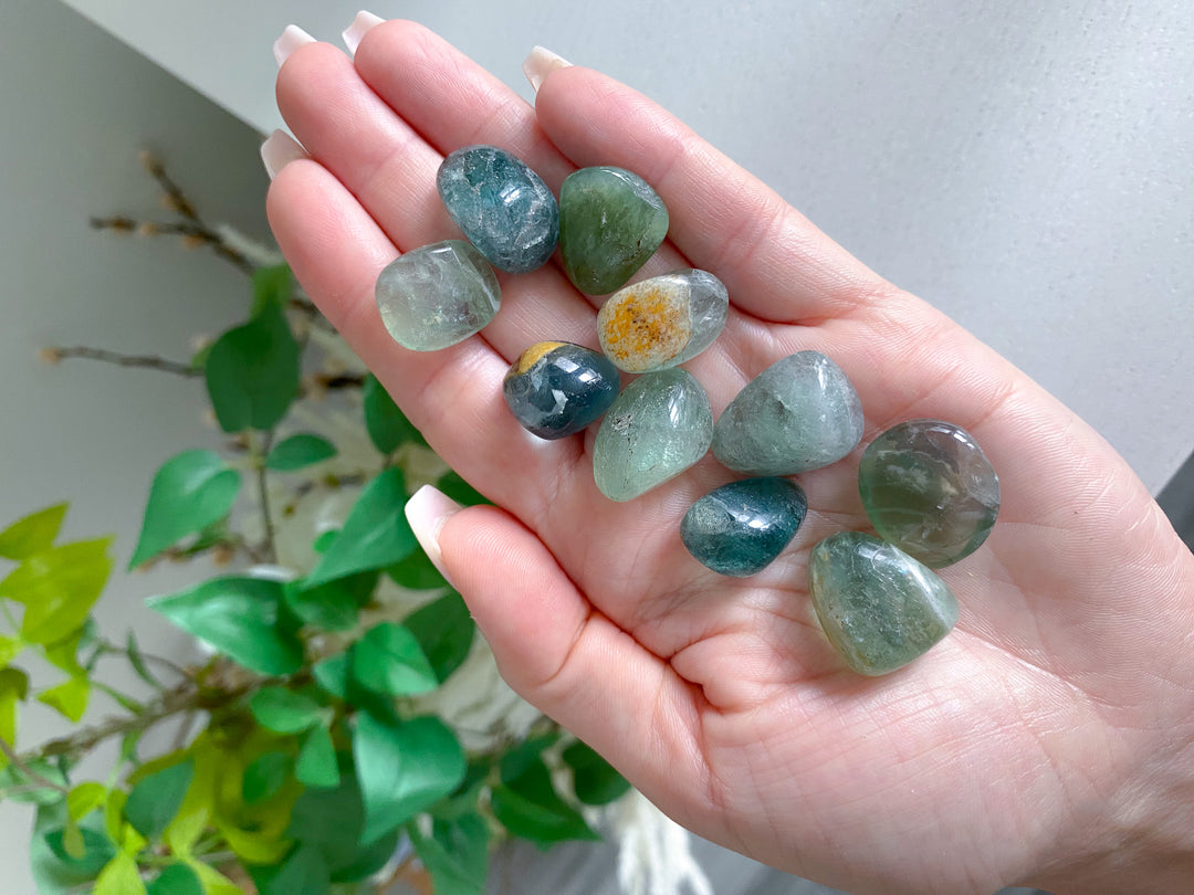 XS Green Fluorite Tumble - B Quality