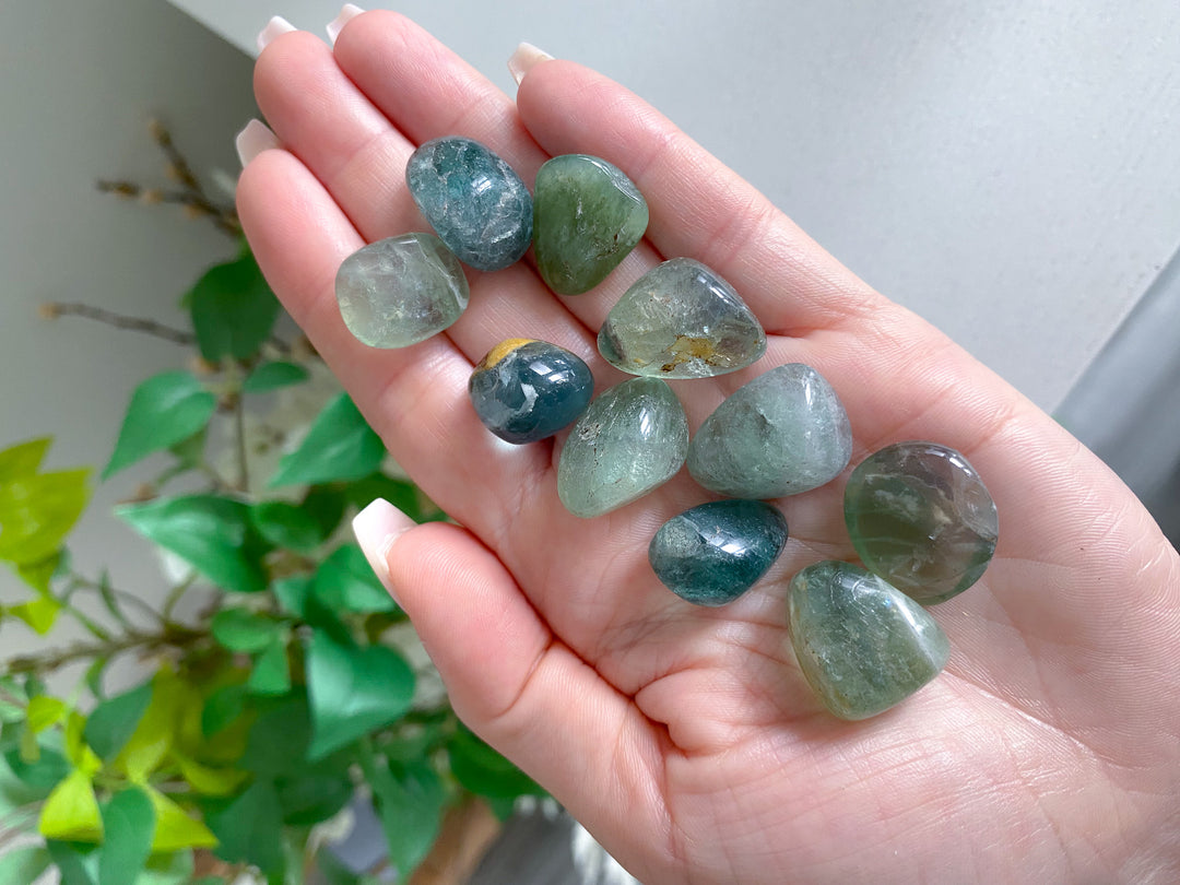 XS Green Fluorite Tumble - B Quality