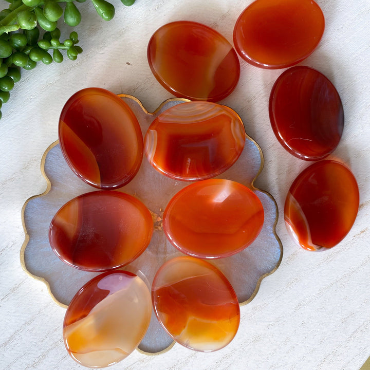 Jumbo Carnelian Worry Stone