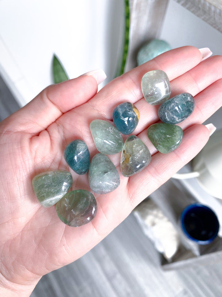 XS Green Fluorite Tumble - B Quality