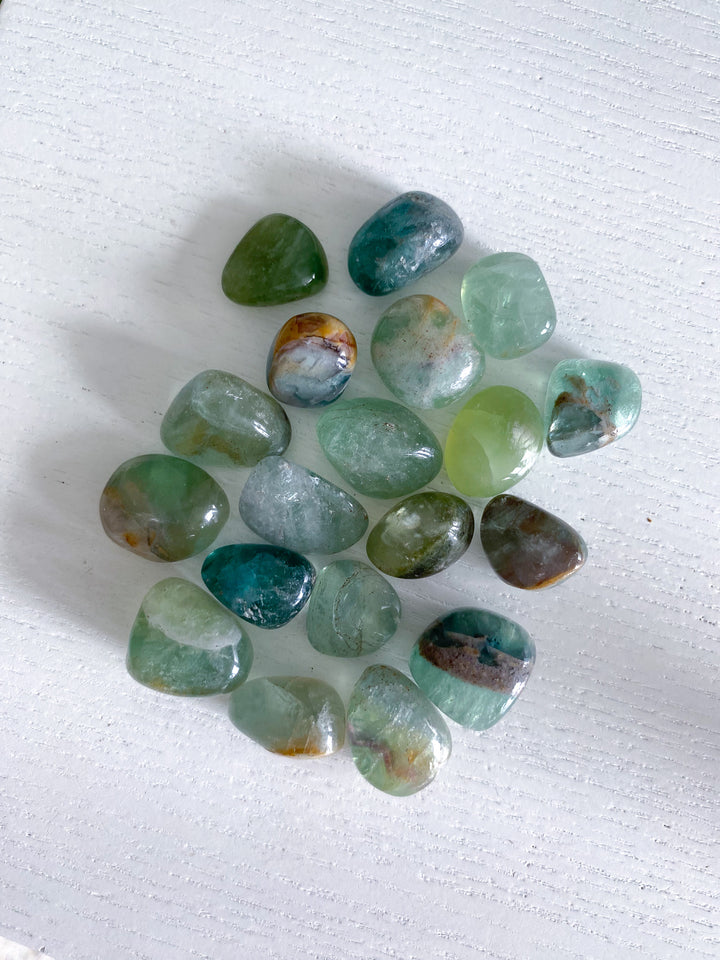 XS Green Fluorite Tumble - B Quality