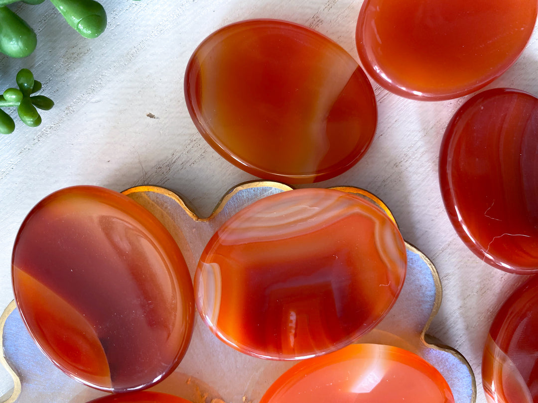 Jumbo Carnelian Worry Stone