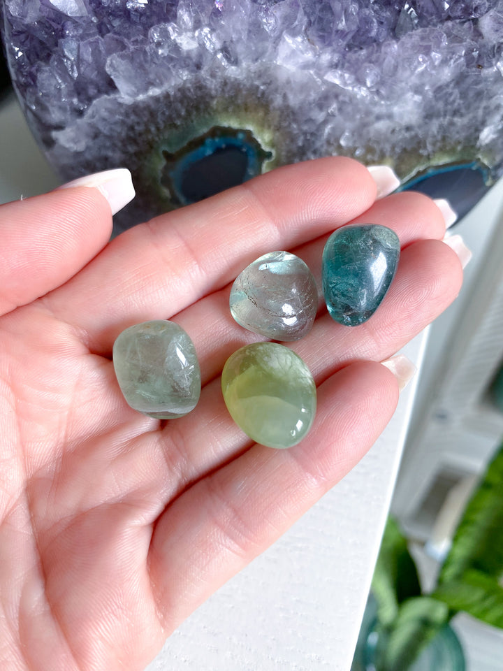 XS Green Fluorite Tumble - B Quality