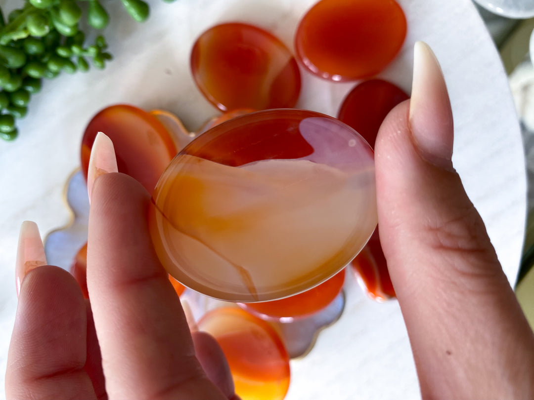 Jumbo Carnelian Worry Stone