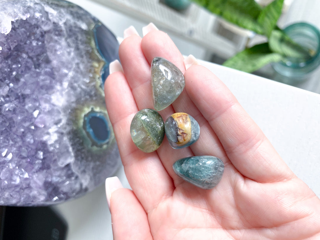 XS Green Fluorite Tumble - B Quality
