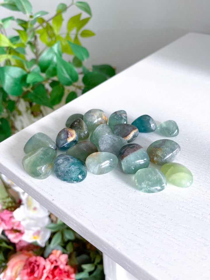 XS Green Fluorite Tumble - B Quality