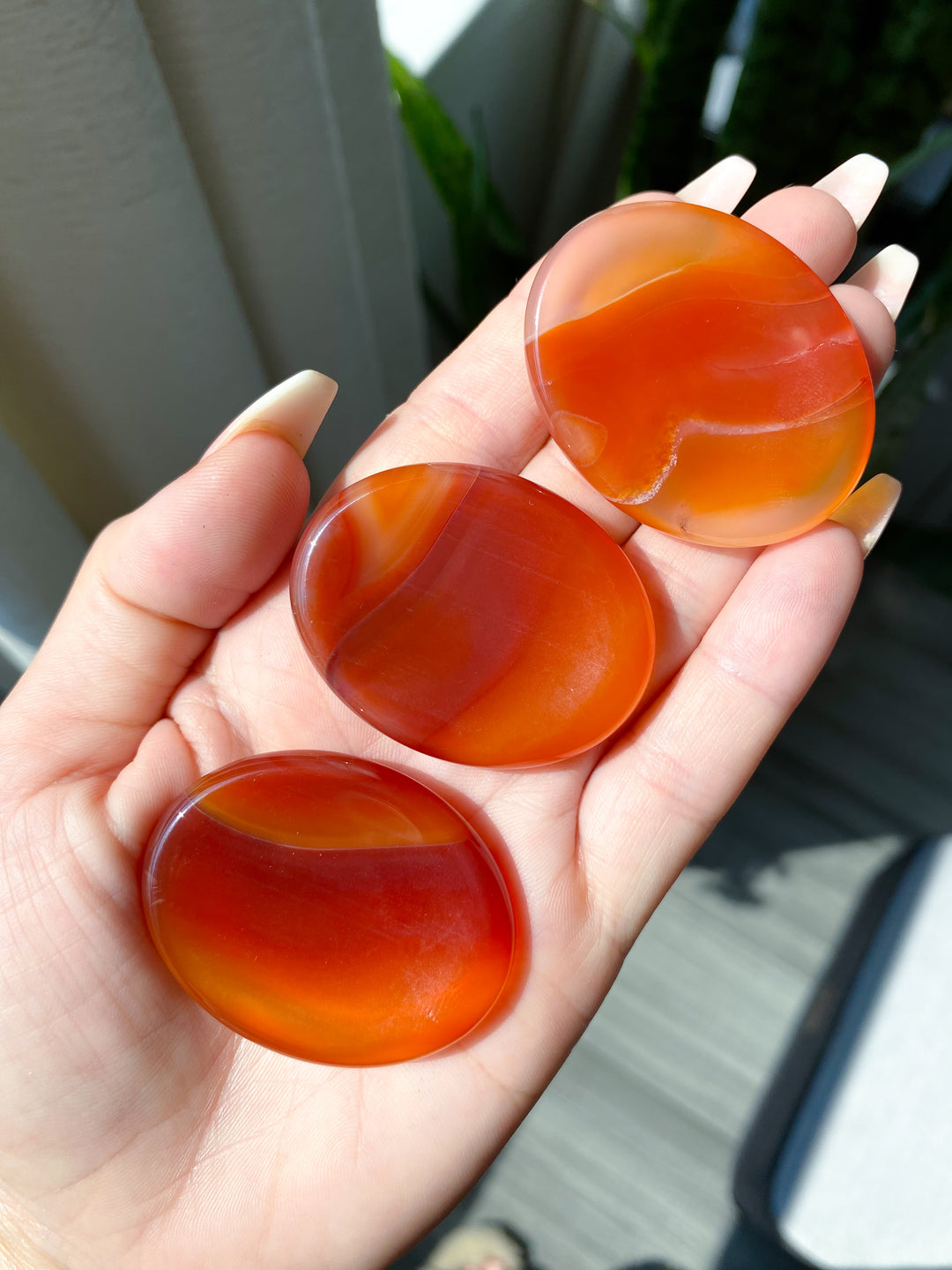 Jumbo Carnelian Worry Stone