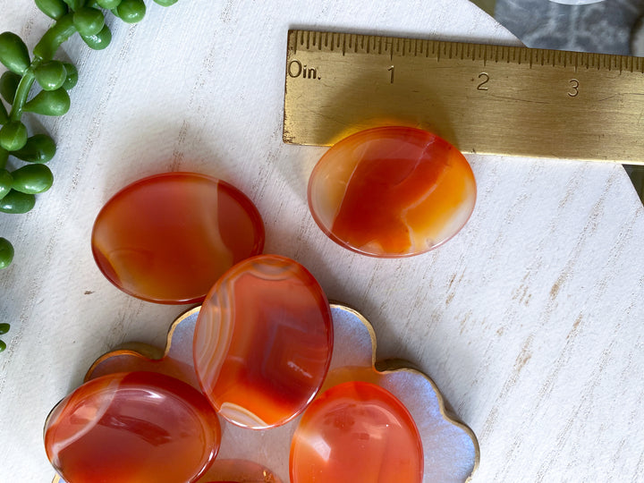 Jumbo Carnelian Worry Stone