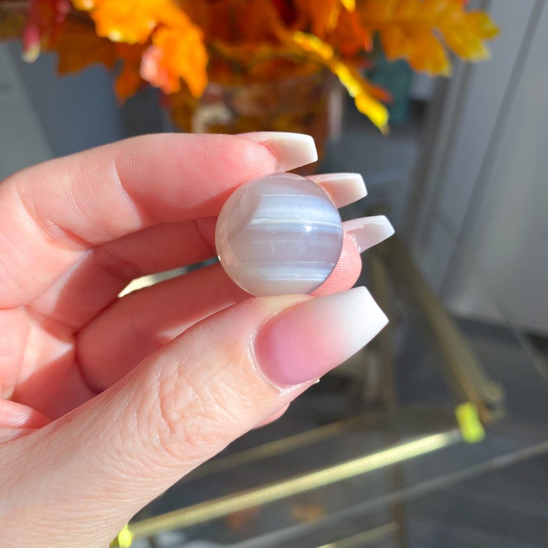 Flower Agate Mini Sphere 