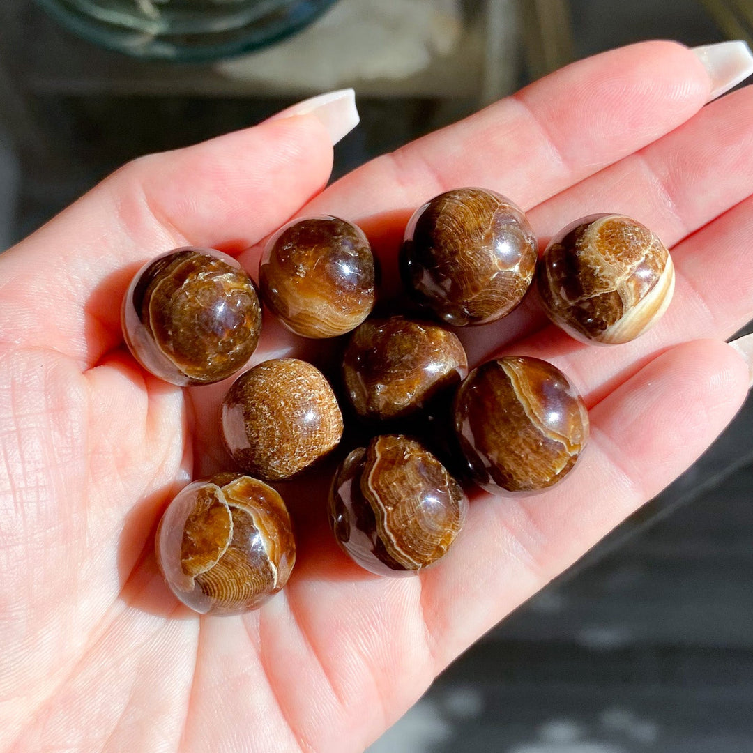 Chocolate Calcite Mini Sphere