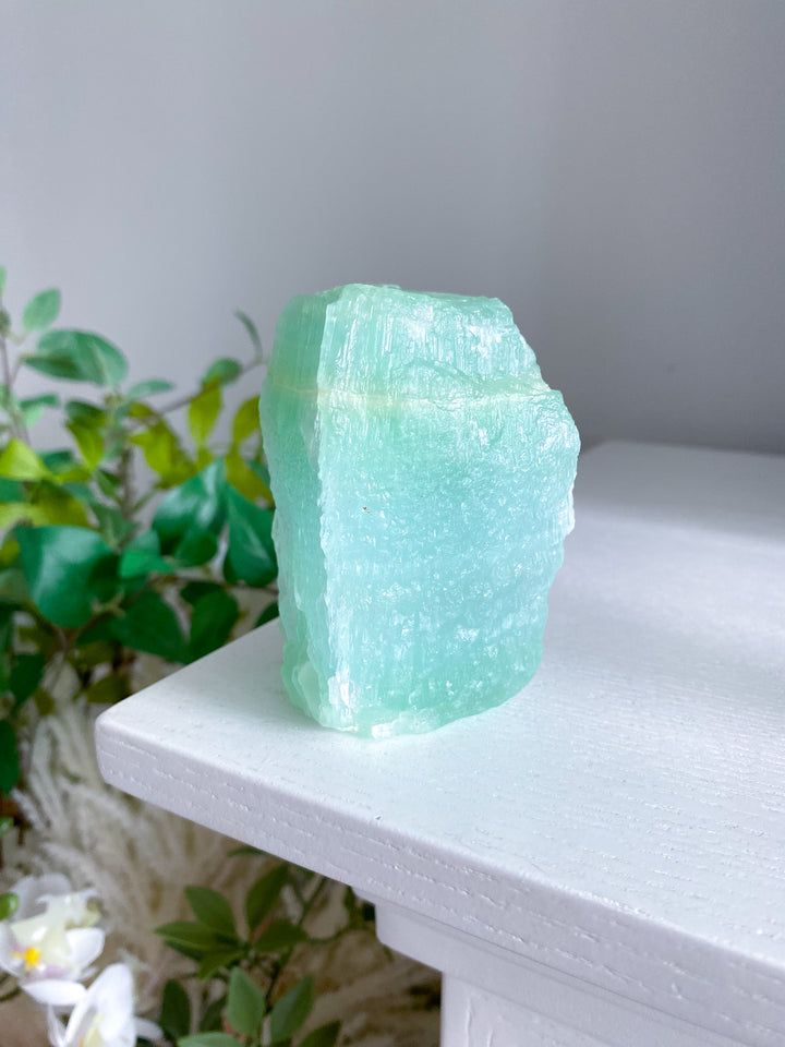 Large Pistachio Calcite Raw Freeform 