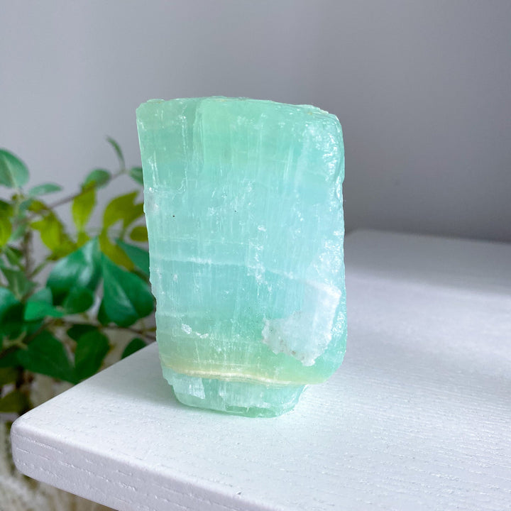 Large Pistachio Calcite Raw Freeform 
