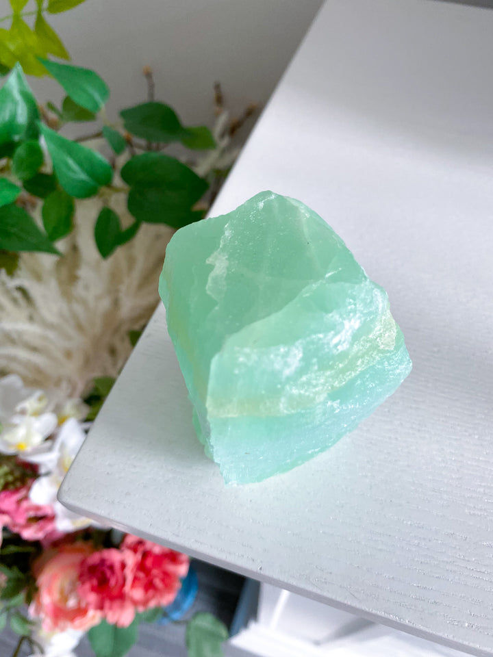 Large Pistachio Calcite Raw Freeform 