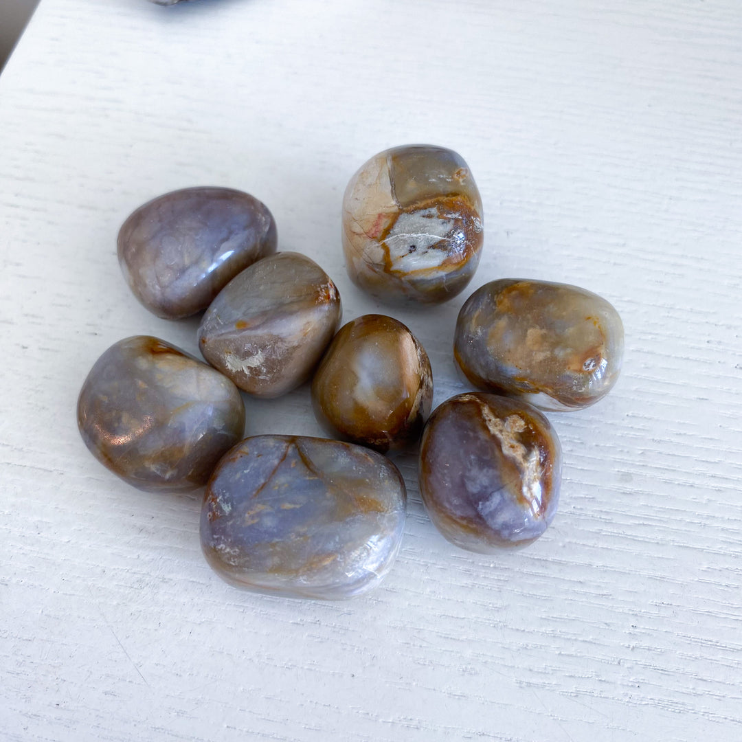 Indonesian Purple Chalcedony Tumble