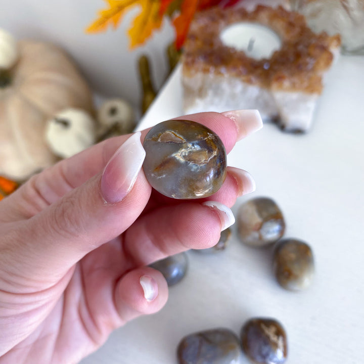 Indonesian Purple Chalcedony Tumble
