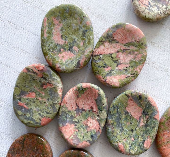 Unakite Worry Stone - Choose Your Pattern