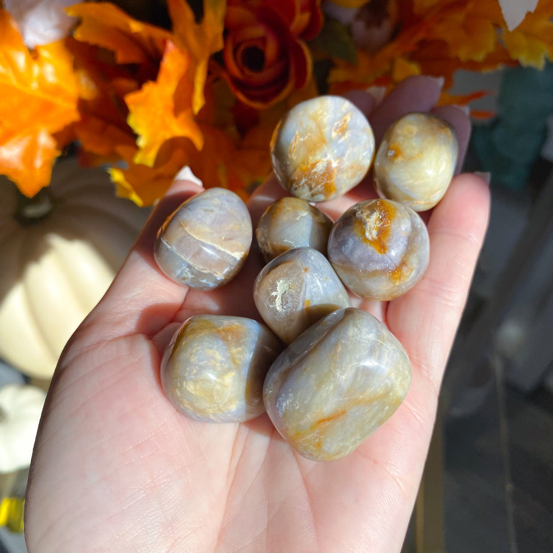 Indonesian Purple Chalcedony Tumble