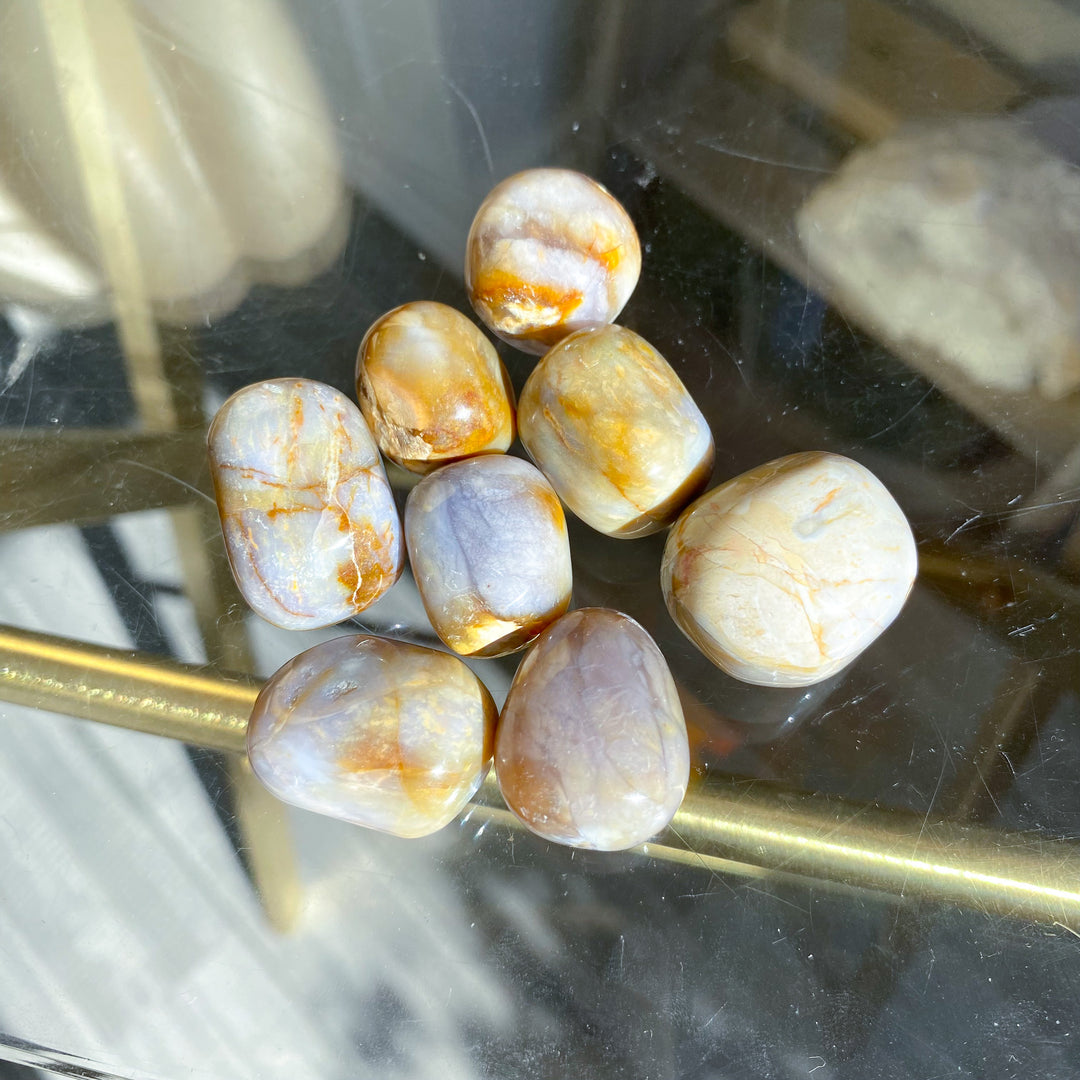 Indonesian Purple Chalcedony Tumble
