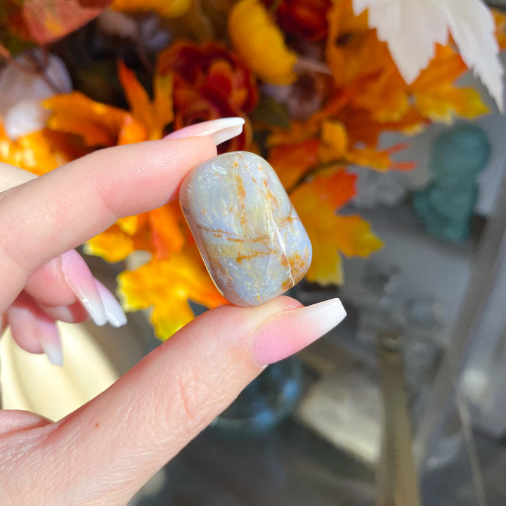 Indonesian Purple Chalcedony Tumble