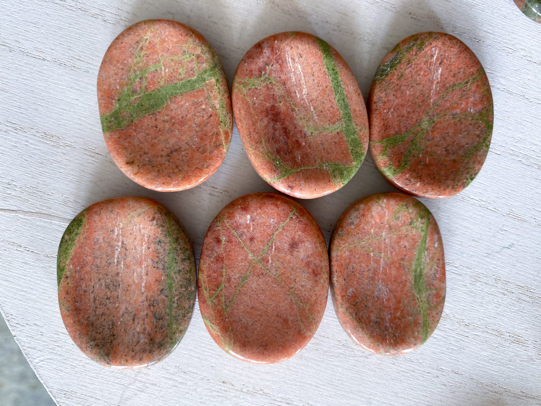 Unakite Worry Stone - Choose Your Pattern