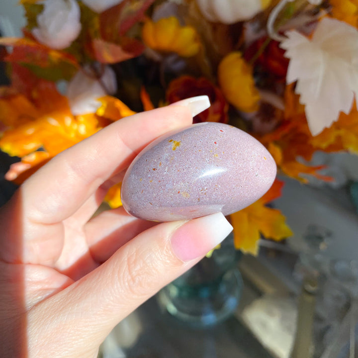 Lavender Ocean Jasper Pebble Palm 