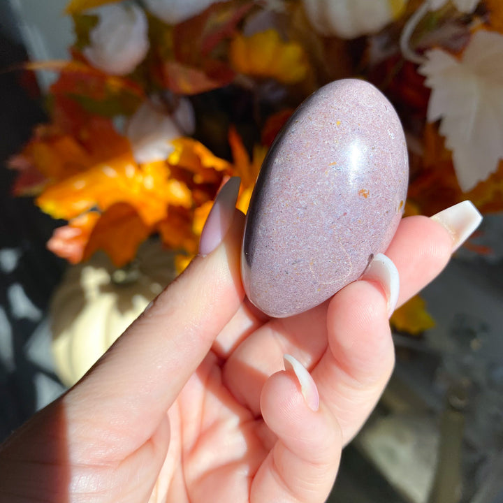 Lavender Ocean Jasper Pebble Palm 
